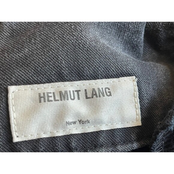 Helmet Lang Size 25 Black Skinny Straight Leg Corduroy Pants 28x26.5 - Picture 7 of 12